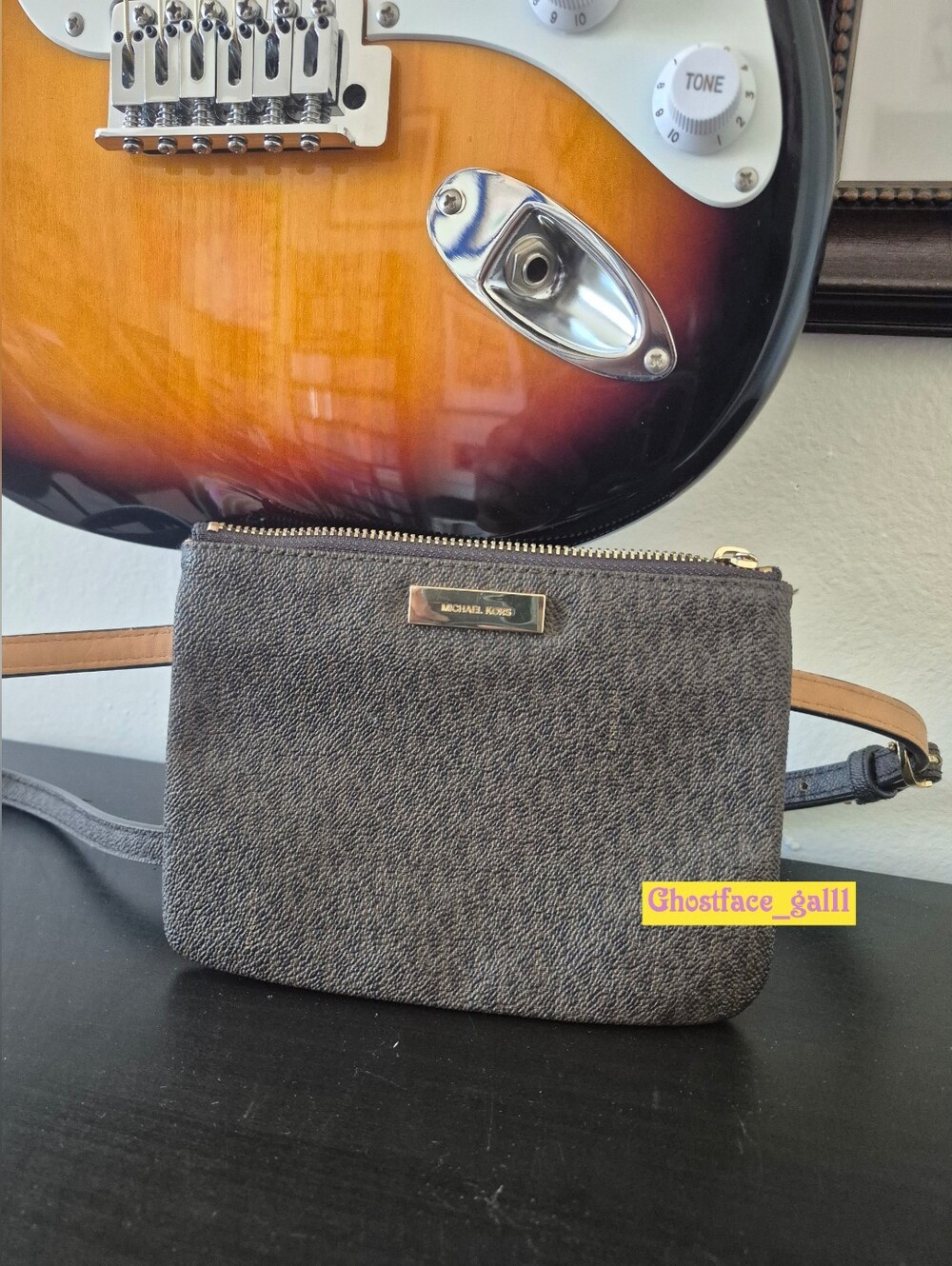 Michael Kors Brown Logo Belt Bag